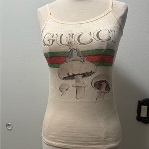 Brand new Gucci Graphic Camisole Top women’s xs
